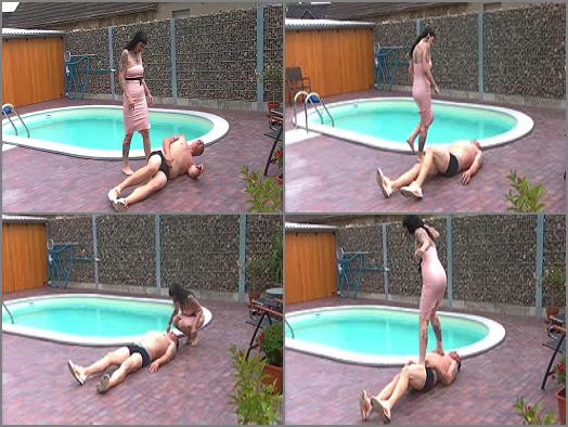 Cbt – Lady Vampira – Humiliation at the Pool