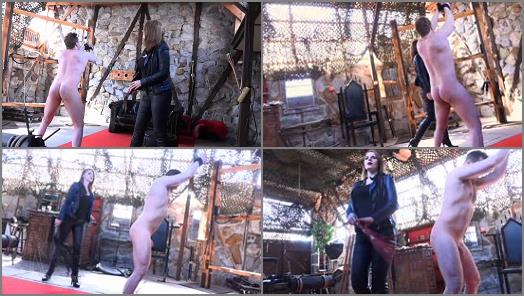 Domination – SADO LADIES Femdom Clips – Flogged And Belted By The Bikerlady –  Mistress Cloe