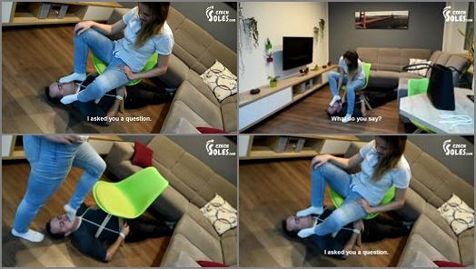 Foot humiliation – Czech Soles – Tied Up And Forced To Smell Megan’s Socks