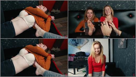 Ticklish girl – Russian Fetish – Classic tickling of two girls + tickling torture by feet