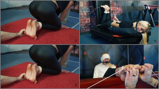 Large feet – Russian Fetish – Long tickling procedures with Rose’s big feet and arches
