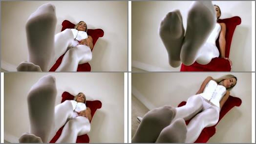 Nylon – Goddess Platinum – Mmmm I love My White Stockings, Don’t you?