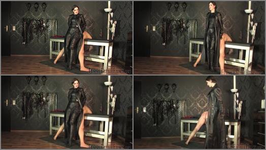 Flogging –  Femme Fatale Films – Trenchcoat Whipping & Extreme Caning – Super HD – Part 1 –  Lady Victoria Valente