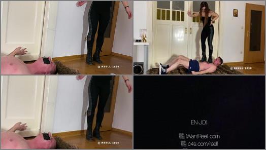 Amazing german mistress trampling and foot domination