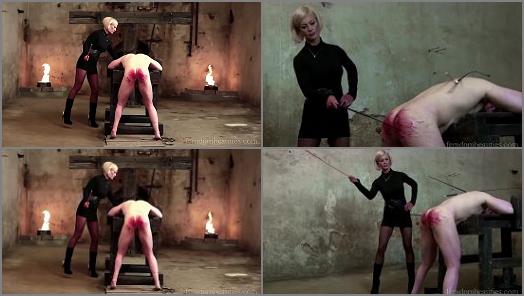 Flogging – MISS CHEYENNE starring in video ‘DEVILISH 666 CANE STROKES – PART 1’ of ‘FEMDOMBEAUTIES’ studio