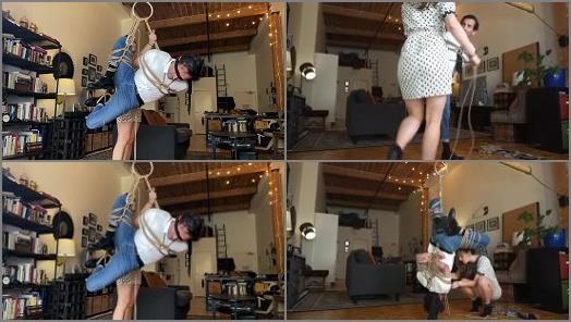 Bound In Clothing – Hang in There – Kino Payne and Elise Graves – Kino Offers Himself to Elise for Her to Practice Shibari – Rope Suspension – Suffering – Inverted Suspension