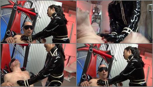Latex – Cybill Troy FemDom Anti-Sex League, Mistress Natsumi Tanaka, Scratched to Ribbons – Stratching with red nails