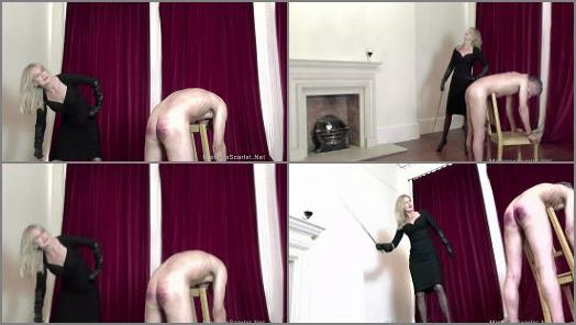 Femdom Tube – Domina Scarlet – Caned By The Fire