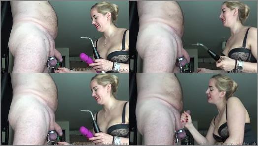 Mistress Sandra starring in video CBT With Violet Wand Sounding preview