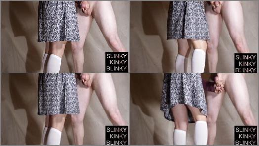 Ball Stomping – Slinky Kinky Blinky – CFNM Good Girl Films herself Busting Balls – Making her