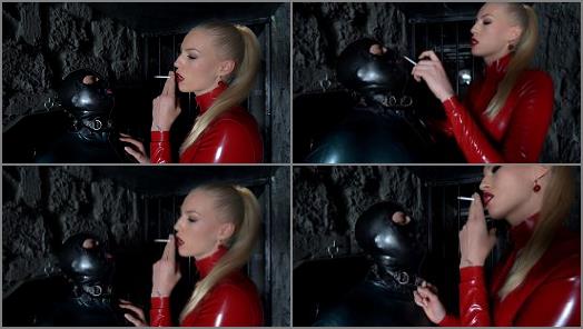 Humiliation – Sado Ladies (Human Ashtray) Smoking In The Dungeon –  Mistress Madita