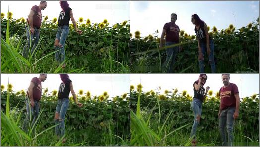 La Regina Dittatrice  Ballbusting In The Sunflowers Field   Lady Mesmeratrix preview