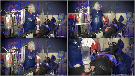 Femdom – Domina Sara starring in video ‘Treated At The Practice – Part 3’ of ‘The English Mansion’ studio