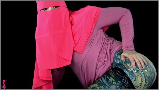 Jerkoff Instructions – Mistress Harley starring in video ‘Hijab Humiliation Porn’ of ‘Misstinytootsies’