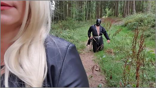 Bdsm – Mistress Patricia – Final Chapter Of My Little Trip With My Slave Into The Woods