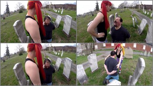 Faceslap Mistress – Goddess Lilith – PUBLIC OUTDOOR slapping & spitting & nipple play