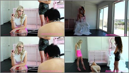 Double Domination – American Mean Girls (2023) ball busting in chastity – Asian Failure Tryout –  Princess Amber