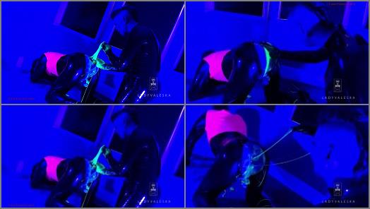 Lady Valeska FemDom 2022 Fisting with ultraviolet light preview