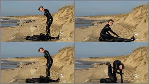 Lady Valeska femdom forced facesitting Teasing at the Ocean preview